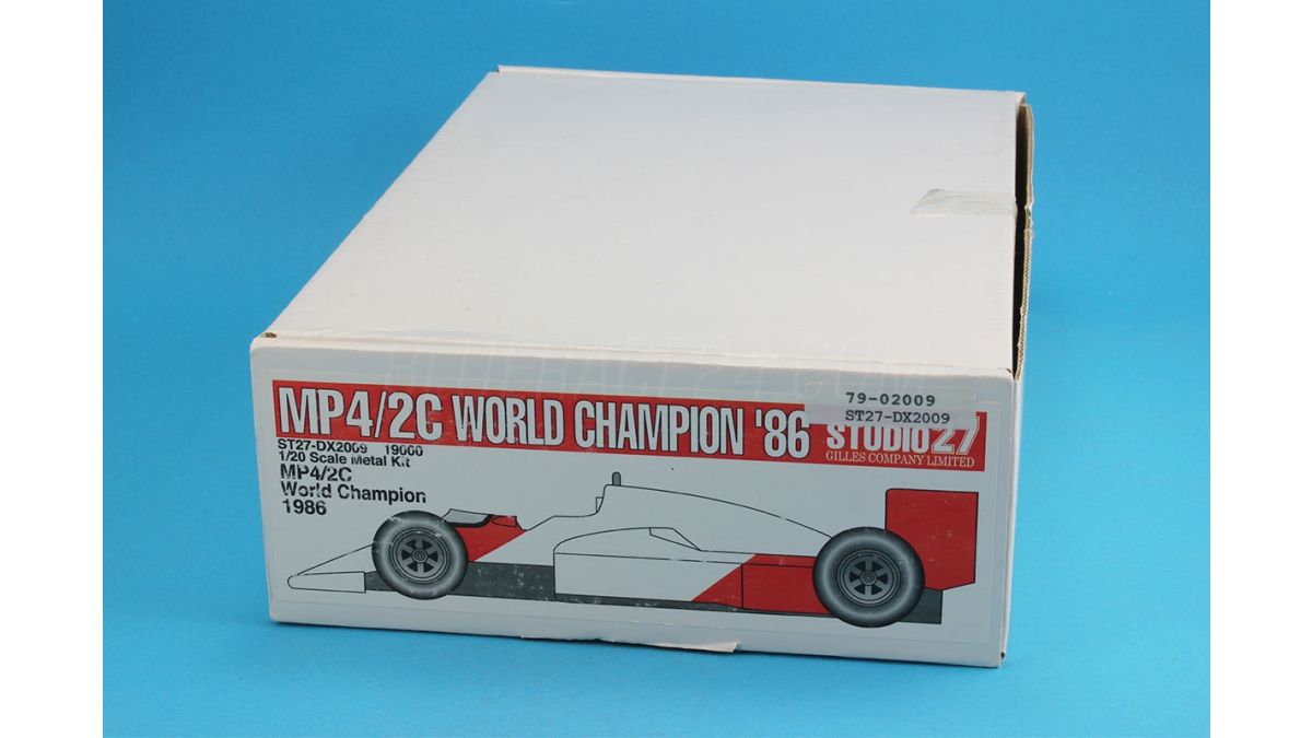 スタジオ27 マクラーレンMP4/2B 1985年 現状品 STUDIO27 スタジオ27 1/20 MP4/2B WORLD CHAMPION 1985 ST27