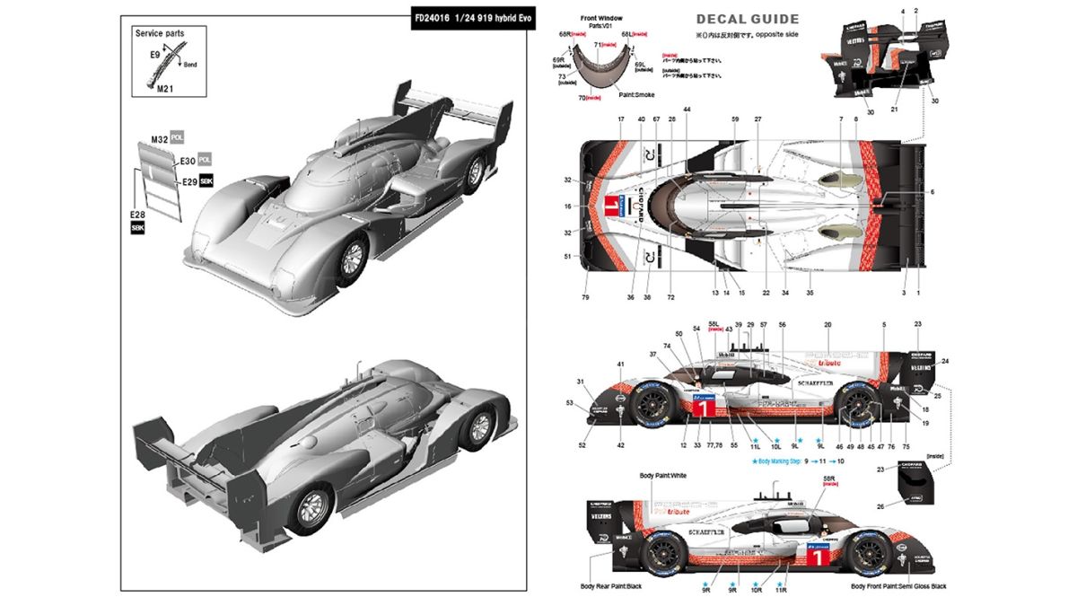 Porsche 919 hybrid evo Spa 2018 1/24