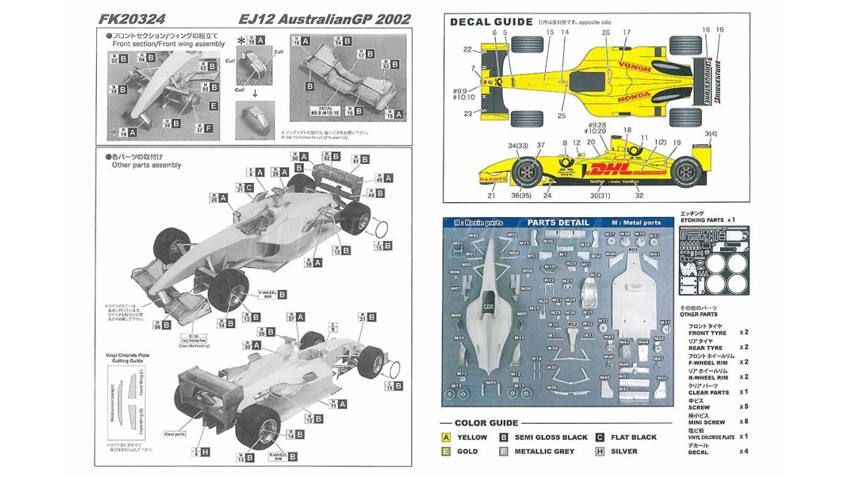 Jordan EJ12 Australian GP 2002 1/20