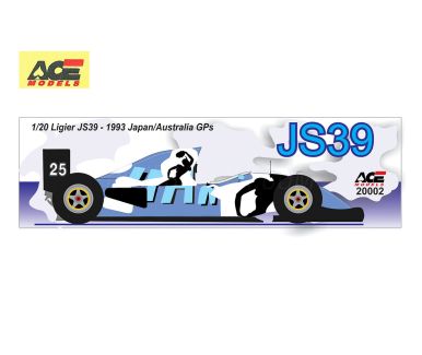 Ligier JS39 Renault Japan / Australian Grand Prix 1993 1/20  - ACE - ACE-20002