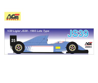 Ligier JS39 Renault Late Version 1993 1/20  - ACE - ACE-20003
