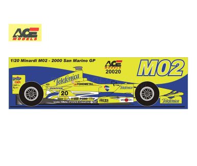Minardi M02 San Marino Grand Prix 2000 1/20 - ACE Models - ACE-20020