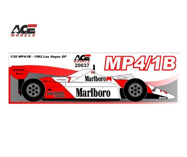 McLaren MP4/1B USA/Las Vegas Grand Prix 1982 1/20 - ACE Models - ACE-20037
