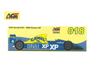 Tyrrell 018 French GP 1989 1/20 - ACE Models - ACE-20060