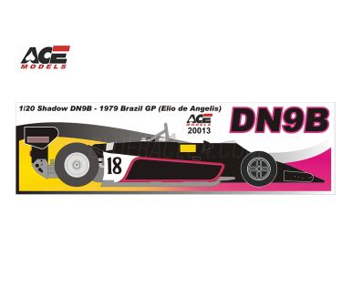 Shadow DN9B Brazil Grand Prix 1979 1/20 - ACE Models - ACE-20013