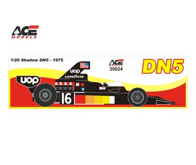 Shadow DN5 Formula One World Championship 1975 1/20 - ACE Models - ACE-20024