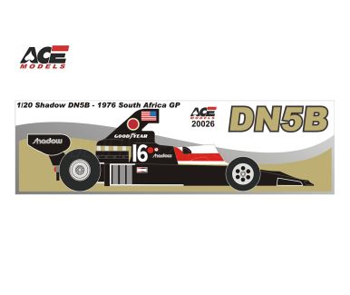 Shadow DN5B Spanish / Monaco Grand Prix 1976 1/20 - ACE Models - ACE-20027