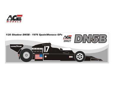 Shadow DN5B Spanish / Monaco Grand Prix 1976 1/20 - ACE Models - ACE-20027