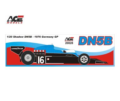 Shadow DN5B Germany Grand Prix 1976 1/20 - ACE Models - ACE-20028