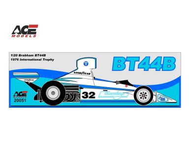 Brabham BT44B International Trophy Silverstone 1976 1/20 - ACE Models - ACE-20051