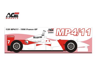 McLaren MP4/11 France Grand Prix 1996 1/20 - ACE models - ACE-20084