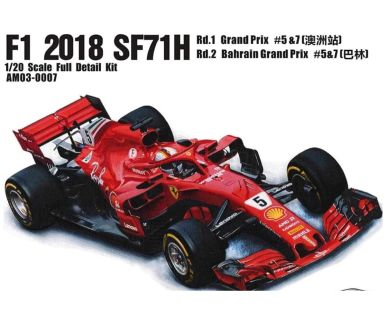 Ferrari SF71H Australian / Bahrain Grand Prix 2018 1/20 - Alpha Model - AM03-0007