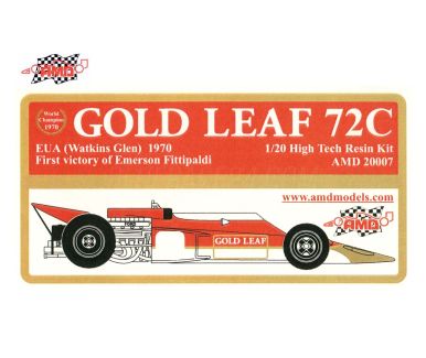 Lotus 72C U.S.A. Grand Prix 1970 1/20 - AMD Models - AMD-20007