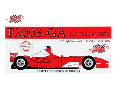 Ferrari F2003-GA Spanish Grand Prix 2003 1/20 - AMD - 20017
