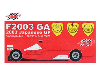 Ferrari F2003-GA Japanese Grand Prix 2003 1/20 - AMD Models - 20023