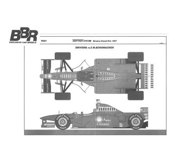 Ferrari F310B Monaco Grand Prix 1997 Transkit 1/20 - BBR - BBR-TK01