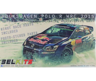 Volkswagen Polo R WRC Rally Monte-Carlo 2015 1/24 - Belkits - 010