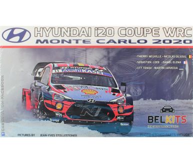 Hyundai i20 Coupe WRC Rally Monte-Carlo 2020 1/24 - Belkits - 021