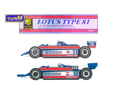 Lotus 81 Formula One World Championship 1980/1981 1/20 - Club-M - CL-M-06