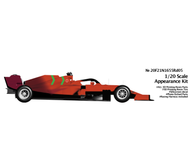 Ferrari SF21 Monaco Grand Prix 2021 1/20 - CtoB/NewScratch - NS-20F21N1655RD05
