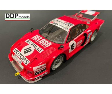 Ferrari 308 GTB Turbo Gr. 5 "CARMA" Silverstone 6 Hours 1981 1/24 - DDP Models - DDP-089