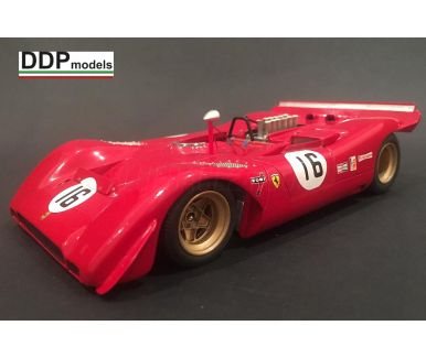 Jaguar D-Type #6 Le Mans 1955 1/24 - Fisher Model & Pattern - FIS-2401