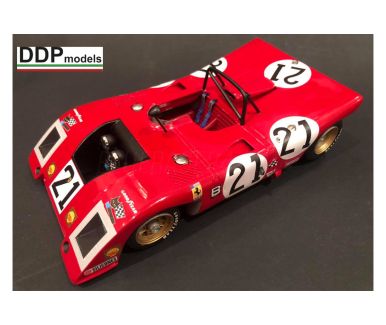 Ferrari 312 P Daytona 24 Hours / Sebring 12 Hours 1971 1/24 - DDP models - DDP-057