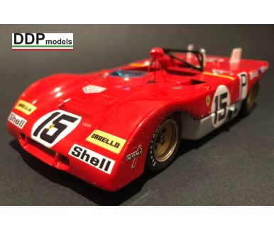 Ferrari 312 PB Nürburgring 1000 km 1971 1/24 - DDP Models - DDP-061D