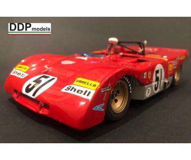 Ferrari 312 PB Spa-Francorchamps 1000 km 1971 1/24 - DDP Models - DDP-061C