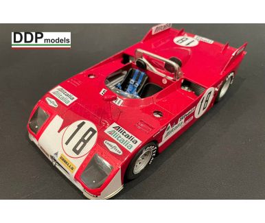 Alfa Romeo 33TT3 #18 Le Mans 24 Hours 1972 1/24 - DDP models - 083
