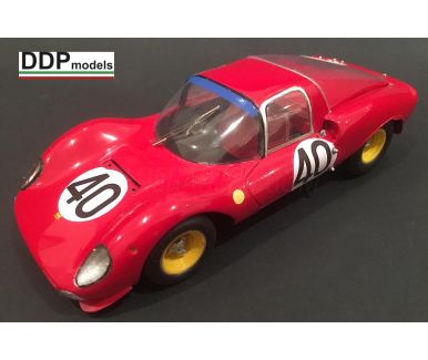 Ferrari 166 P Le Mans 24 Hours 1965 1/24 - DDP models - DDP-044