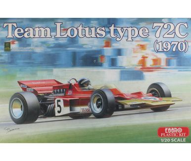Lotus Type 72C "Team Lotus" Formula 1 World Championship 1970 1/20 - Ebbro - 20001