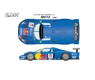 Maserati MC12 GT1 #1 #2 - FIA-GT 2006 1/24 - E.Jan - EJ-E807