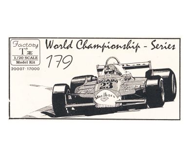 Alfa Romeo 179 Formula 1 World Championship 1980 1/20 - Factory T'z - 20007
