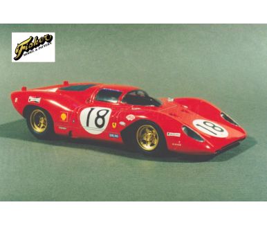 Jaguar D-Type #6 Le Mans 1955 1/24 - Fisher Model & Pattern - FIS-2401