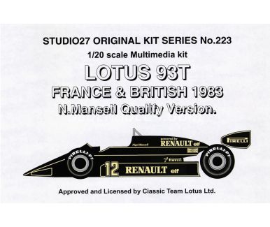 Lotus 93T 1983 - Studio27 - ST27-FK20223C