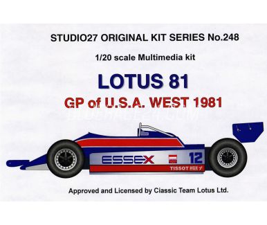 Lotus 81 GP of U.S.A. West 1981