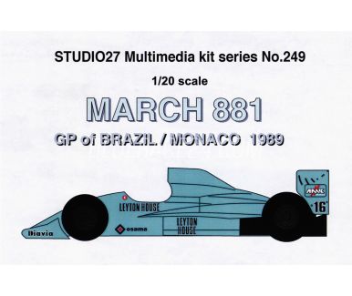 March 881 GP of Brazil / Monaco 1989