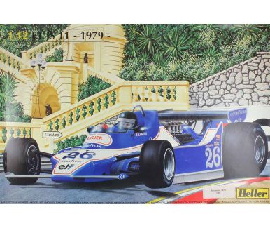 Ligier JS11 Belgian/Monaco Grand Prix 1979 1/12 - Heller - HEL-80790