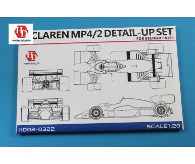 McLaren MP4/4 1984 Detail-Up Set for Beemax 1/20 - Hobby Design - HD02-0322
