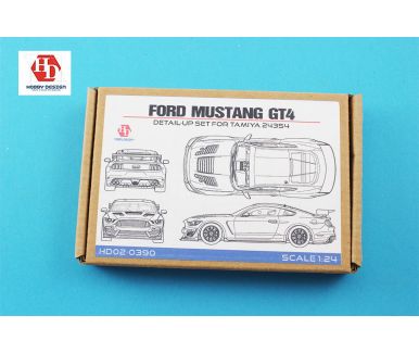 Ford Mustang GT4 Detail-up Set 1/24 - Hobby Design - HD02-0390