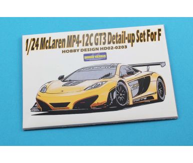 McLaren MP4-12C Detail-up Set for Fujimi 1/24 - Hobby Design - HD02-0203