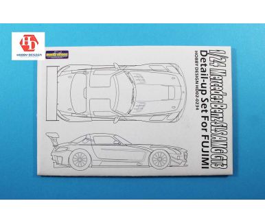 Detail-up Set for Mercedes-Benz SLS AMG GT3 Fujimi 1/24 - Hobby Design - HD-02-0234