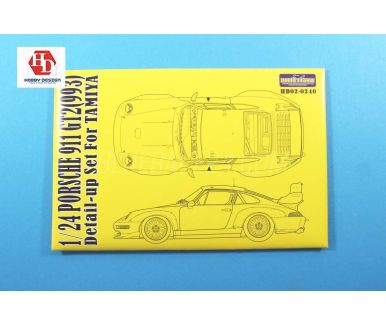 Detail-up Set for Porsche 911 GT2 (993) Tamiya 1/24 - Hobby Design - HD-02-0240