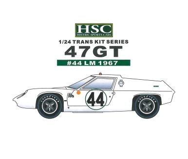Lotus 47 GT 24 Stunden Le Mans 1967 Transkit 1/24 - HSC - HSC-005