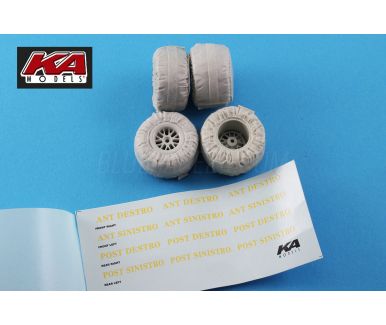 Tire Warmer Fitted Tires 1/20 - KA Models - FE20014