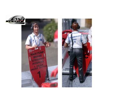 Seated driver Team Joest Porsche 1996-1997 1/24 Figure - Le Mans Miniatures - LMM-FTJ962401