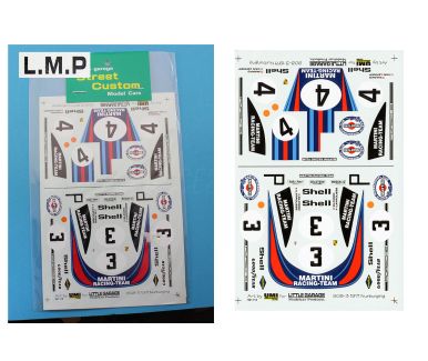 Porsche 908/03 Martini 1000 km Nurburgring 1971 1/24 Decal - LMP Little Garage- LMP-961110