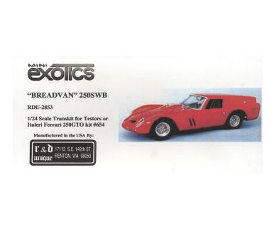 Ferrari 250 SWB "Breadvan" 1962 1/24 Transkit - Mini Exotics - RDU-2853