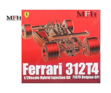 Ferrari 312T4 Belgian Grand Prix 1979 Hybrid Injection Kit 1/20 - Model Factory Hiro - IK001